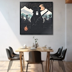 «Оранжевая Луна и Медвежий Панк» в интерьере 