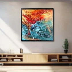 «Симфония шторма.» в интерьере 