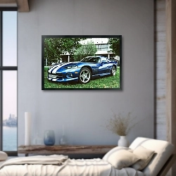 «Синий Додж Вайпер» в интерьере 