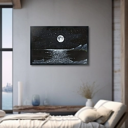 «Полная луна №2» в интерьере 