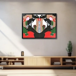 «Конь вороной х2» в интерьере 