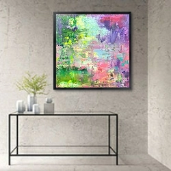 «Импровизация 3» в интерьере в стиле минимализм над столом