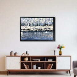 «Отражение зимнего леса» в интерьере 