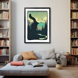 «Чернильные котики» в интерьере 